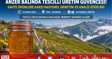 Anzer Balında Sahte Ürün Uyarısı: Coğrafi İşaretli Üretim Rasyonel Denetimle Korunuyor…