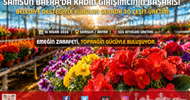 Bafra’da Çiçek Açan Başarı: Ev Hanımıydı, Belediye Desteğiyle Süs Bitkileri Üreticisi Oldu…