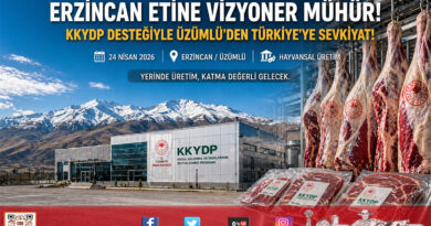 Üzümlü’de KKYDP Rüzgârı: Erzincan’ın Eti Katma Değerle Türkiye’ye Yayılıyor…