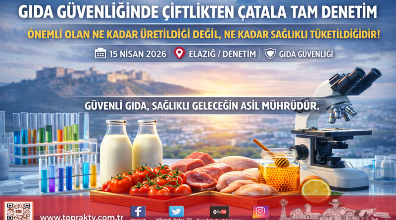 Gıda Güvenilirliğinde “Çiftlikten Çatala” Seferberliği: “Önemli Olan Sağlıklı Tüketimdir”…