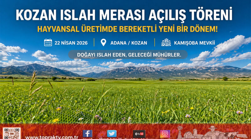 Kozan’da Hayvansal Üretimin Geleceği Mühürleniyor: Hamam Mahallesi Islah Merası Açılıyor…