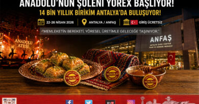 Anadolu’nun Yöresel Şöleni Antalya’da Başlıyor: 14 Bin Yıllık Birikim YÖREX’te Buluşuyor…