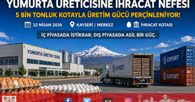 Yumurta Sektöründe İhracat Kalkanı: “Mayıs Çukuru” Kotayla Perçinlendi…