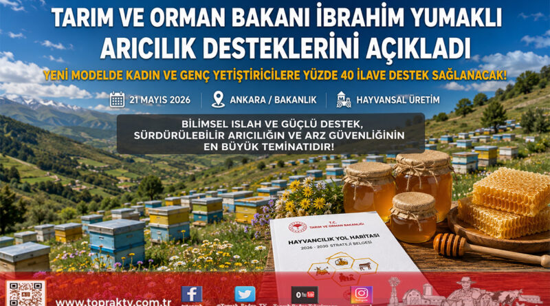Bakan Yumaklı’dan Dünya Arı Günü Açıklaması: Türkiye Bal Üretiminde Avrupa Birliği’nde İlk Sırada…