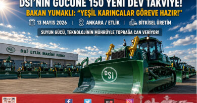 Bakan Yumaklı: “2,7 Milyar ₺’lik Yeni İş Makineleri DSİ Gücüne Güç Katacak”…