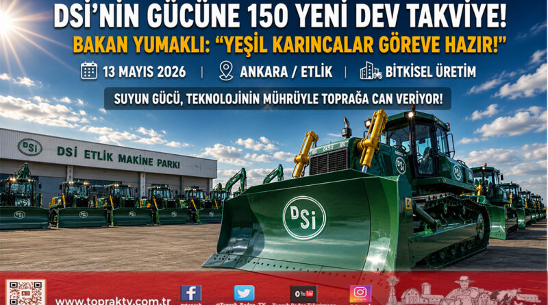 Bakan Yumaklı: “2,7 Milyar ₺’lik Yeni İş Makineleri DSİ Gücüne Güç Katacak”…