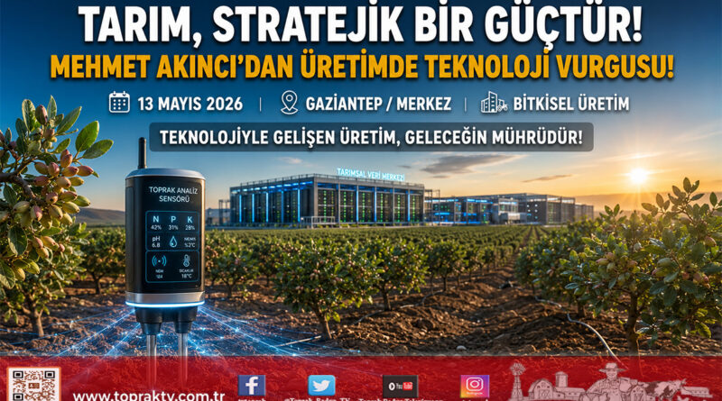 GTB Başkanı Akıncı: “Tarım Artık Milli Güvenlik Kadar Stratejik Bir Güçtür”…