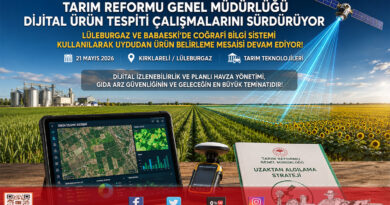 Tarlalarda Dijital Tarım Çalışmaları Sürüyor: Lüleburgaz ve Babaeski’de Uydudan Ürün Tespiti Mesaisi…