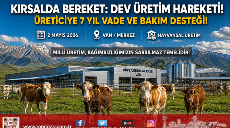 Kırsalda Bereket Seferberliği: Van’da Dev Düve Teslimatıyla Hayvansal Üretim Şahlanıyor…