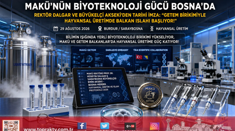 Türkiye’nin Biyoteknoloji Birikimi Balkanlar’da: Rektör Dalgar ve Büyükelçi Akseki’den Saraybosna’da Tarihi Hayvansal Üretim İş Birliği!…