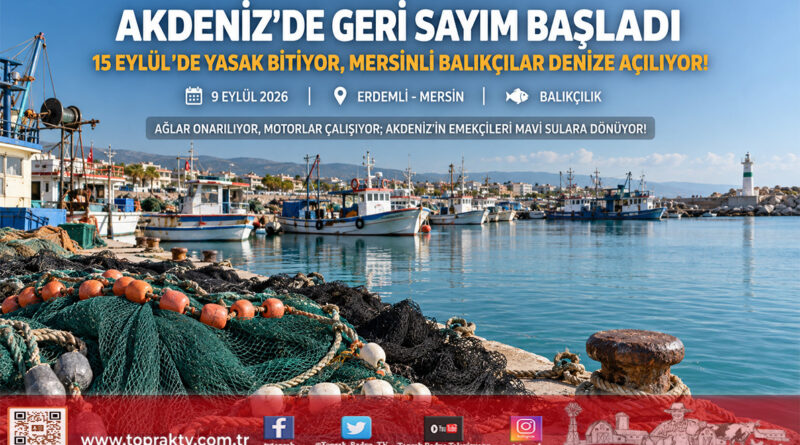 Akdeniz’de Geri Sayım Başladı: Mersinli Balıkçılar 15 Eylül’de “Vira Bismillah” Demeye Hazırlanıyor!…