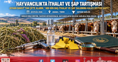 Kırmızı Et ve Hayvan Sağlığında Çifte Tartışma: Barut’tan 480 Bin Başlık İthalat Planı ve Şap Salgınına Kapsamlı Değerlendirme!…