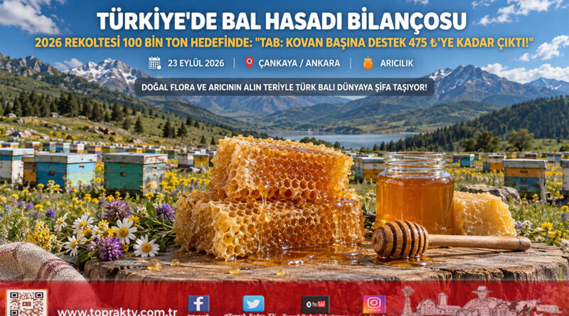 Türkiye’de Bal Hasadı Bilançosu Açıklandı: 2026 Üretiminin 100 Bin Tona Ulaşması Bekleniyor!…