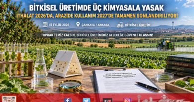 Bitkisel Üretimde Üç Kritik Aktif Maddeye Yasak: İthalat, İmalat ve Kullanım İçin Kesin Takvim İlan Edildi!…