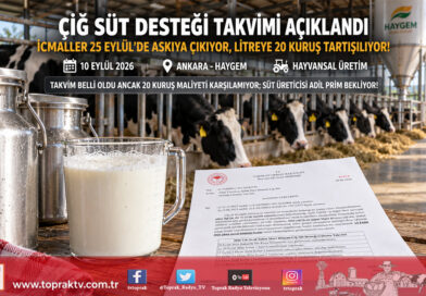 Çiğ Süt Desteğinde 20 Kuruşluk Temel Prim Tartışması: 2026 1. Dönem Takvimi Belli Oldu, Gözler Destekleme Rakamlarında!…