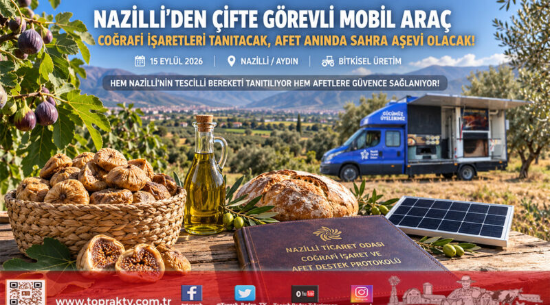 Nazilli’de Çifte Görevli Yenilikçi Proje: Coğrafi İşaretli Ürünleri Tanıtacak Mobil Araç Afetlerde Aşevine Dönüşecek!…