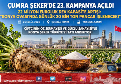 Konya Ovası’nda Pancar Çarkları Dönüyor: Çumra Şeker’de 23. Kampanya 22 Milyon Euroluk Kapasite Artışıyla Açıldı!…