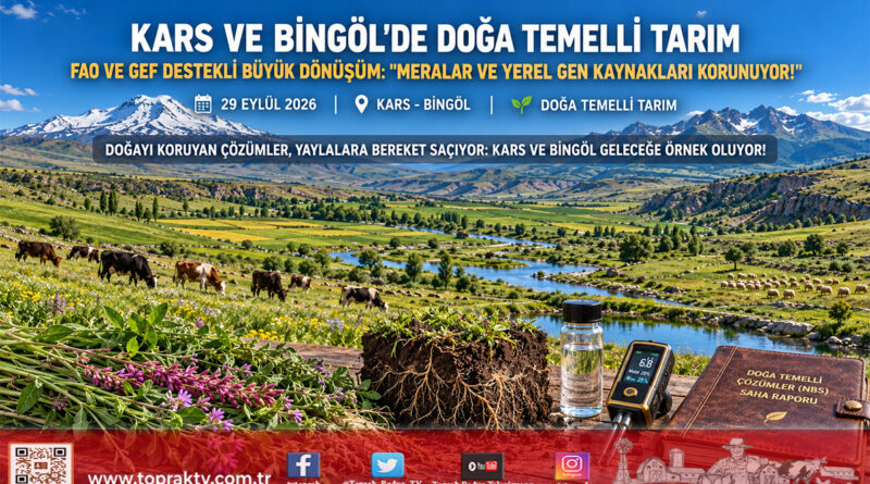 Kars ve Bingöl’de Doğa Temelli Tarım Dönemi: FAO ve GEF Destekli Projeyle Meralar Canlanıyor, Yerel Gen Kaynakları Korunuyor!…
