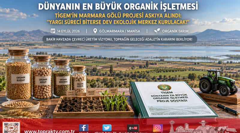 Marmara Gölü Havzasında Dev Vizyon Yargı Kararını Bekliyor: “Dünyanın En Büyük Organik İşletmesi” Hedefi!…