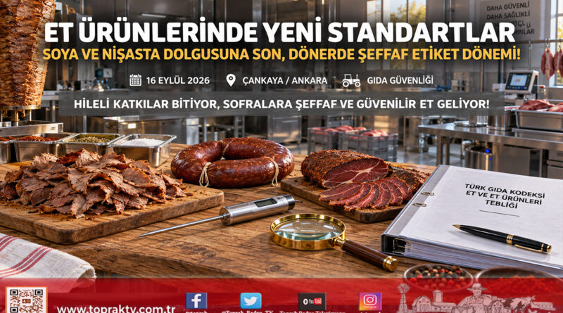 Türk Gıda Kodeksi’nde Tarihi Reform: Et Ürünlerinde Soya ve Nişasta Dönemi Bitti, Dönerde Şeffaf Etiket Zorunlu Oldu!…