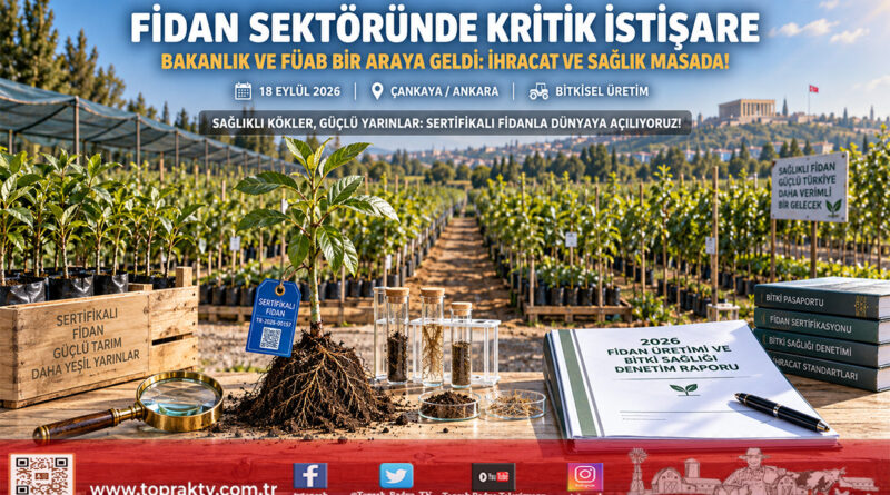 Fidancılık Sektöründe Kritik Zirve: Bakanlık ve FÜAB’dan İhracat ile Bitki Sağlığı Seferberliği!…