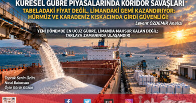 Küresel Gübre Piyasalarında Darboğaz Ve Koridor Savaşları: Tabeladaki Fiyat Değil, Limandaki Gemi Kazanıyor…