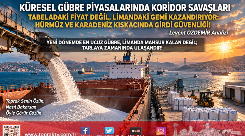 Küresel Gübre Piyasalarında Darboğaz Ve Koridor Savaşları: Tabeladaki Fiyat Değil, Limandaki Gemi Kazanıyor…