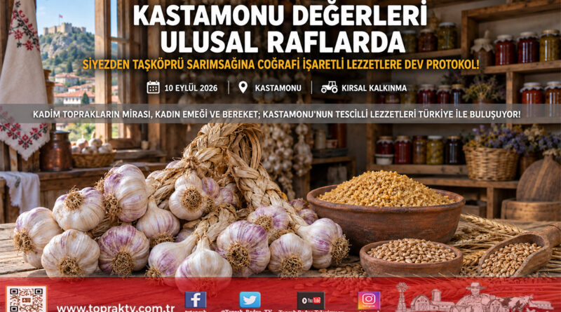 Kastamonu’nun Coğrafi İşaretli Değerleri Ulusal Pazara Açılıyor: Siyezden Taşköprü Sarımsağına Yerel Ürünler Migros Raflarında!…