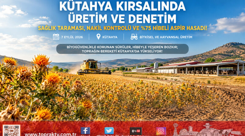 Kütahya Kırsalında Üretim Seferberliği: Tavşanlı’da Sağlık Taraması, Çavdarhisar’da Yol Denetimi ve Aspir Hasadı!…