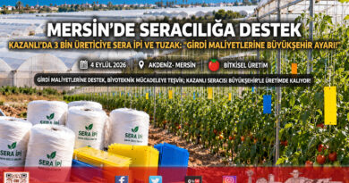 Mersin’de Seracının Yükünü Hafifleten Hamle: Büyükşehir’den Kazanlı Üreticisine Sera İpi ve Biyoteknik Mücadele Desteği!…