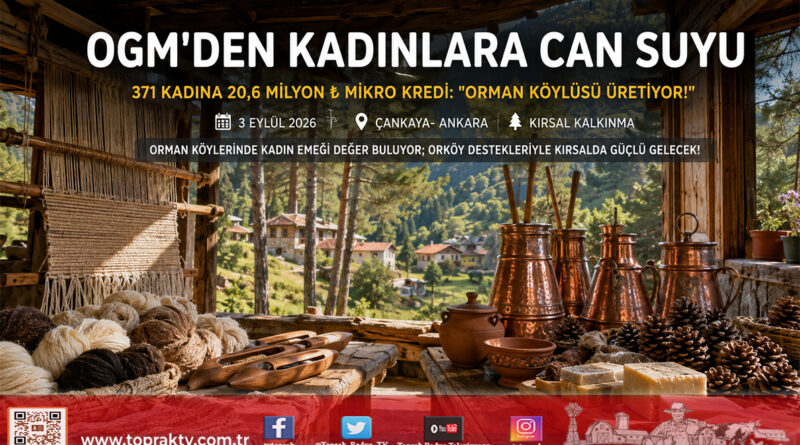 OGM’den Orman Köylüsü Kadınlara Dev Destek: Bu Yıl 20,6 Milyon ₺ Mikro Kredi Sağlandı!…