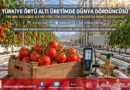 Türkiye Örtü Altı Üretimde Zirveye Oynuyor: Dünyada Dördüncü, Avrupa’da İkinci Sıradayız!…