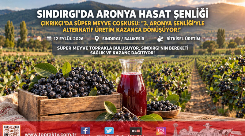 Sındırgı’da Süper Meyve Hasadı Coşkusu: Çıkrıkçı’da 3. Aronya Şenliği Büyük İlgi Gördü!…