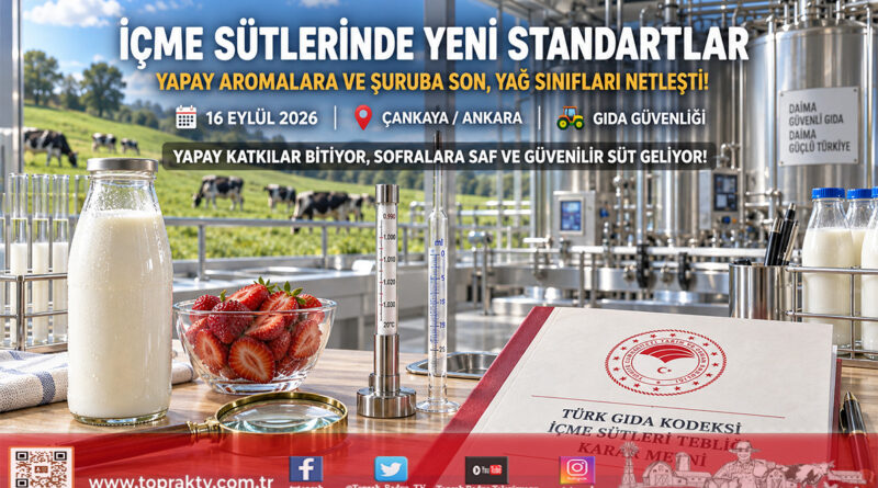 Türk Gıda Kodeksi’nde Sütte Tarihi Reform: Yapay Aromaya ve Şurup Şekerine Yasak Geldi, Yağ Sınıfları Netleşti!…