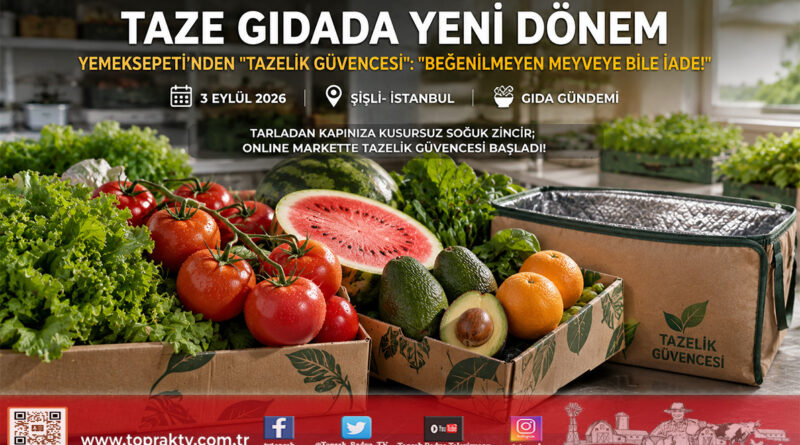 Online Markette Taze Gıda Devrimi: Yemeksepeti “Tazelik Güvencesi” Programını Başlattı!…