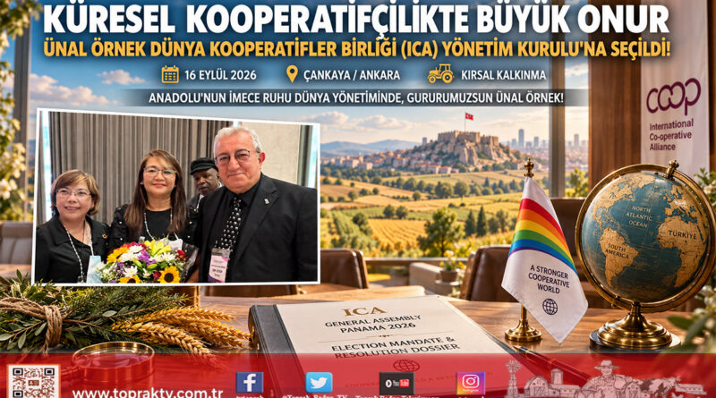 Küresel Kooperatifçilikte Tarihi Gurur: Ünal Örnek Dünya Kooperatifler Birliği (ICA) Yönetim Kurulu’na Seçildi!…