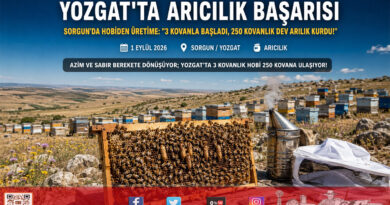 Yozgat’ta Hobiden Profesyonelliğe Uzanan Başarı Hikayesi: 3 Kovanla Başladı, Sayıyı 250’ye Çıkardı!…