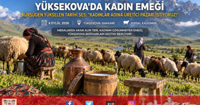 Yüksekova’da Kadın Çiftçiden Tarihi Çıkış: “300 Erkek Oturmuş, Kadınların Hepsi Koyun Sağmaya Gitti!”…