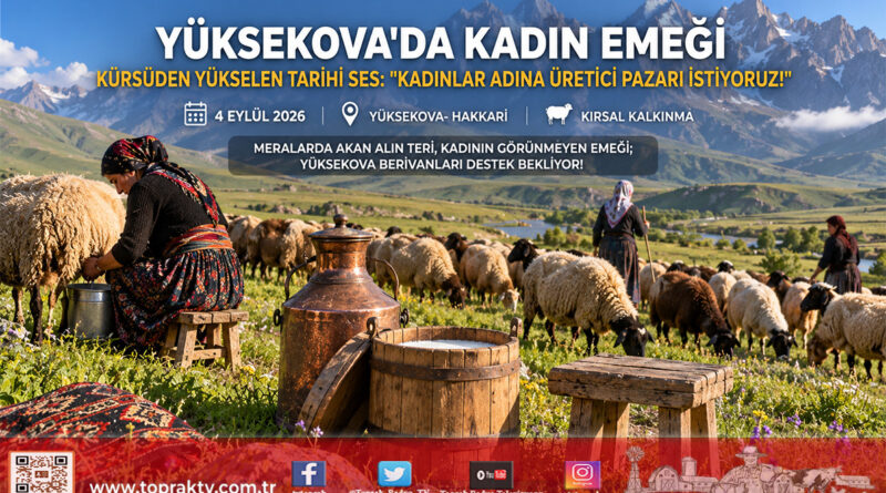 Yüksekova’da Kadın Çiftçiden Tarihi Çıkış: “300 Erkek Oturmuş, Kadınların Hepsi Koyun Sağmaya Gitti!”…