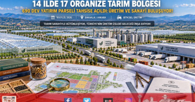 Türkiye Genelinde Dev Tarım Hamlesi: 14 İlde 17 Organize Tarım Bölgesinde 690 Yatırım Alanı Tahsise Açıldı!…