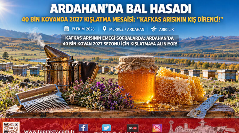 Kafkas Arısının Anavatanında Bal Hasadı Bitti: Ardahan’da 40 Bin Kovanda 2027 Sezonu İçin Kritik Kışlatma Mesaisi Başladı!…