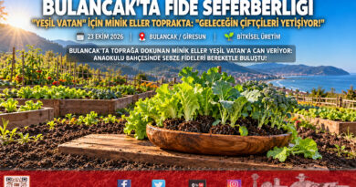 Bulancak’ta Minik Eller Toprağa Dokundu: “Yeşil Vatan” İçin Sebze Fideleri Toprakla Buluştu!…