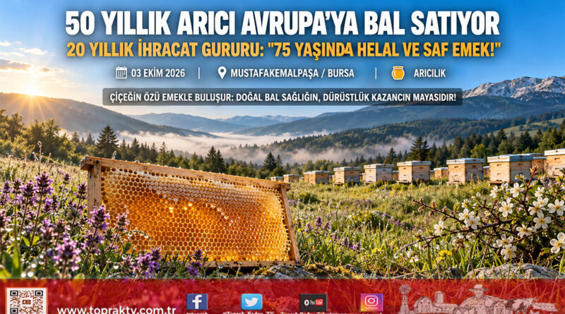 Bursa Mustafakemalpaşa’dan Avrupa’ya Uzanan Yarım Asırlık Şifa: Emekli Başgardiyan 20 Yıldır İngiltere ve Avusturya’ya Doğal Bal Gönderiyor!…