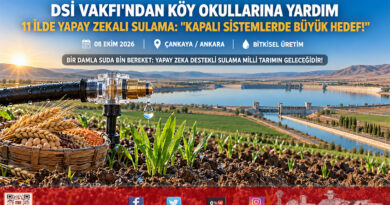 Bakan Yumaklı DSİ Vakfı Yöresel Ürünler Sergisi’nin Açılışını Yaptı: Geliri Köy Okullarına Gidecek, 11 İlde Yapay Zekâlı Sulama Başlıyor!…