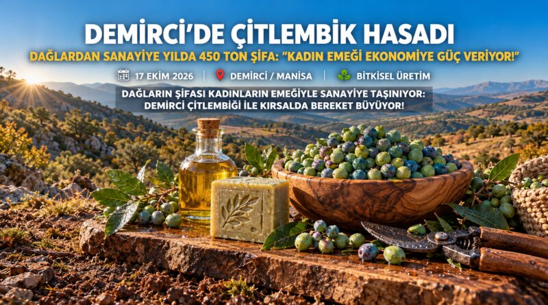 Demirci Dağlarından Sanayi Devlerine Uzanan Şifa: Kadınlar Yılda 450 Ton Çitlembik Toplayarak Ekonomiye Can Veriyor!…