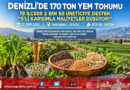 Denizli’nin 19 İlçesinde Yem Maliyetlerine Büyük Darbe: 2 Bin 65 Üreticiye 170 Tonluk 5’li Karışım Tohum Desteği Başladı!…