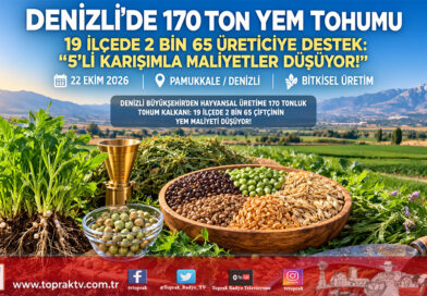 Denizli’nin 19 İlçesinde Yem Maliyetlerine Büyük Darbe: 2 Bin 65 Üreticiye 170 Tonluk 5’li Karışım Tohum Desteği Başladı!…