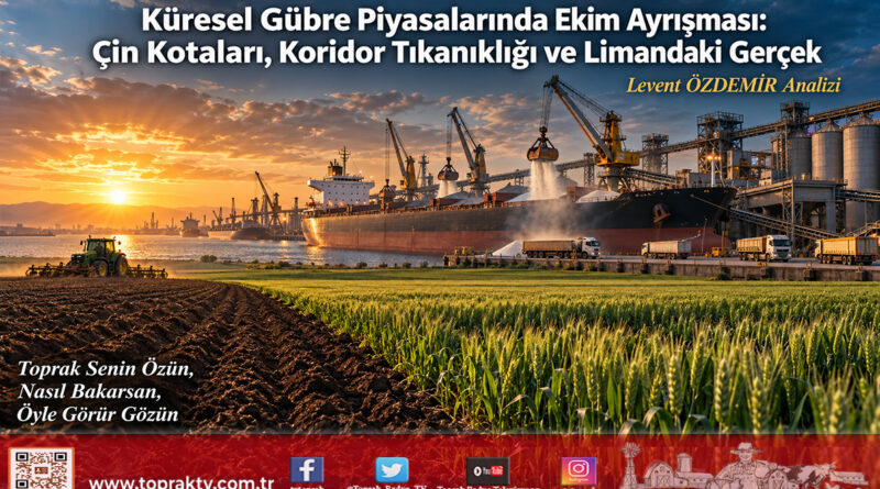 Küresel Gübre Piyasalarında Ekim Ayrışması: Çin Kotaları, Koridor Tıkanıklığı ve Limandaki Gerçek…