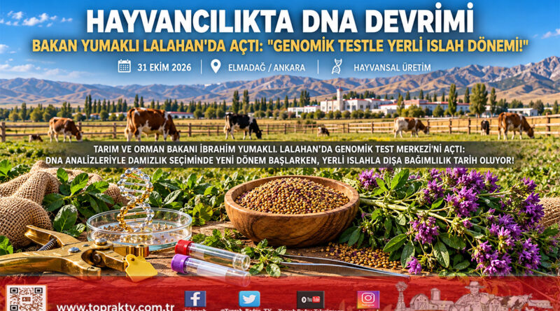 Hayvancılıkta Genomik Islah Devrimi: Bakan Yumaklı Ankara Lalahan’da Genomik Test Merkezi’nin Açılışını Yaptı!…