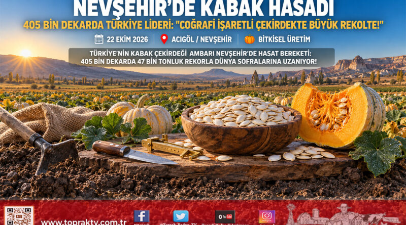 Türkiye’nin Çekirdek Başkenti Nevşehir’de 405 Bin Dekarda Hasat: Coğrafi İşaretli Kabak Çekirdeğinde Zirve Korundu!..